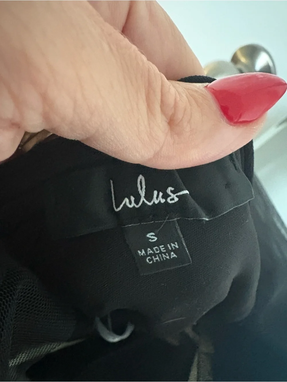 Lulu's Black Tulle-Trim V-Neck Wide-Leg Jumpsuit